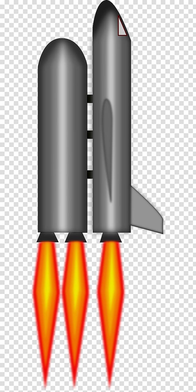 Spacecraft Space Shuttle Rocket , Rocket transparent background PNG clipart
