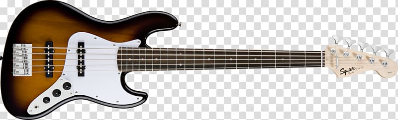 Fender Jazz Bass V Fender Precision Bass Fender Bass V Fender Mustang Bass, Bass Guitar transparent background PNG clipart