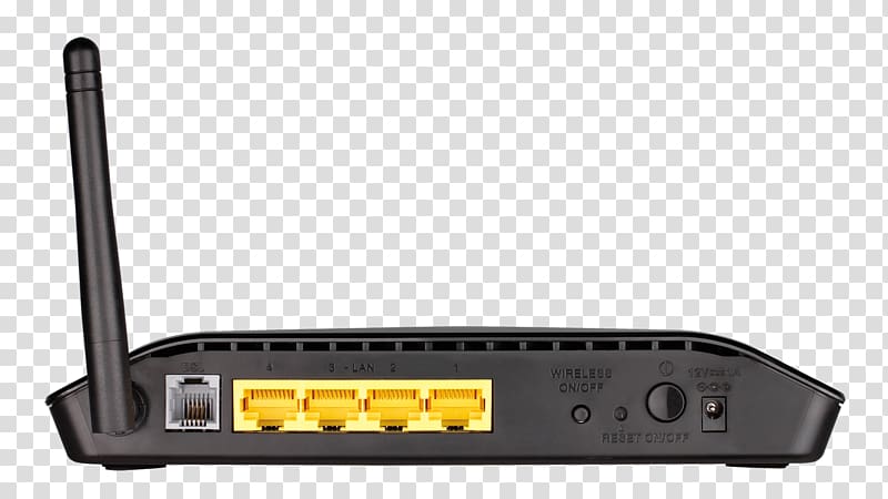 Router Digital subscriber line G.992.3 G.992.5 D-Link, others transparent background PNG clipart