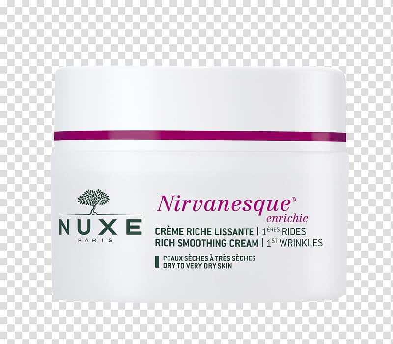 Nuxe Nirvanesque Smoothing Cream Wrinkle Skin Moisturizer, lotion cream transparent background PNG clipart