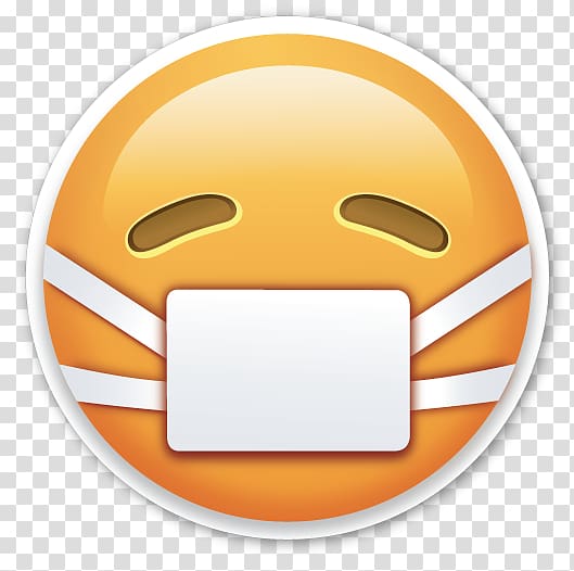 Emoji T-shirt Surgical mask Face Smiley, sick transparent background PNG clipart