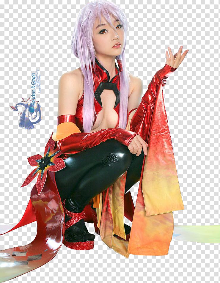 lenfried Inori Yuzuriha Guilty Crown Cosplay Ayase Shinomiya, cosplay transparent background PNG clipart