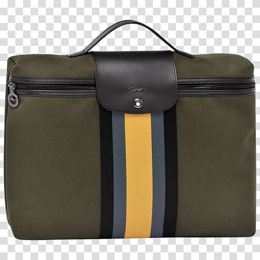 Briefcase Aktetas Longchamp Groen, Unieke Maat Product design, design transparent background PNG clipart