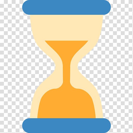 Emojipedia Hourglass Computer Icons SMS, reloj de arena transparent background PNG clipart