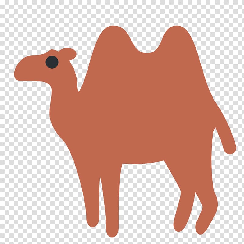 Emoji Bactrian camel Text messaging SMS Dromedary, camels transparent background PNG clipart