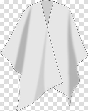 Poncho Fashion Sketch Technical Drawing Poncho Tops Vector Downlo