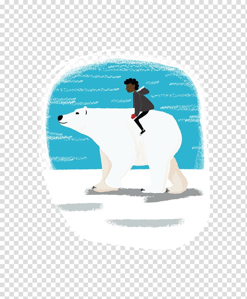 Illustrator Illustration Mammal Polar bear, customize trophy polar bear plunge transparent background PNG clipart