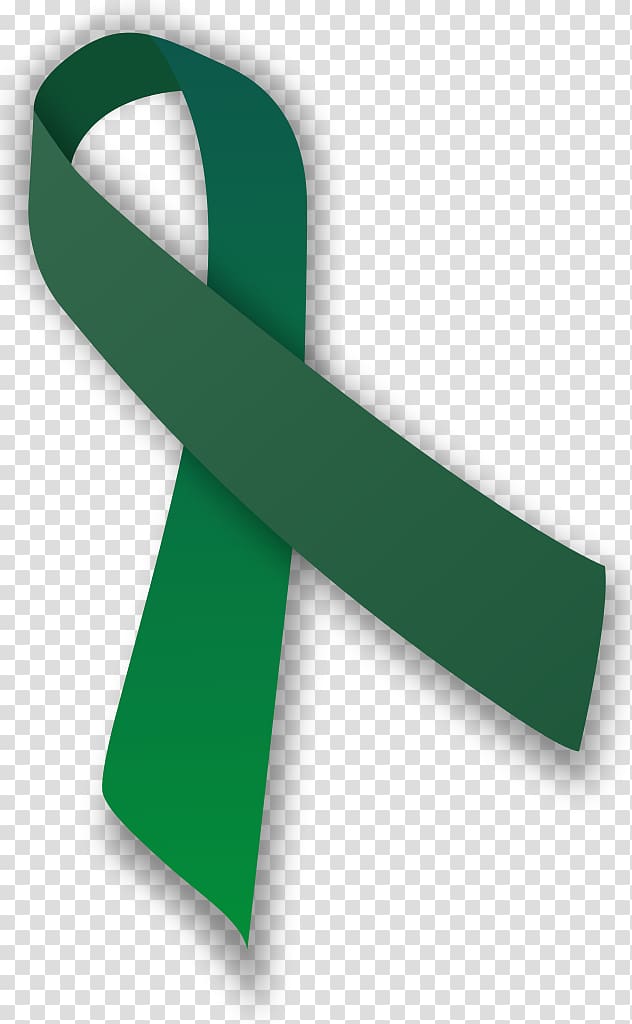 Awareness ribbon Green ribbon Chronic fatigue syndrome Cerebral palsy, ribbon transparent background PNG clipart