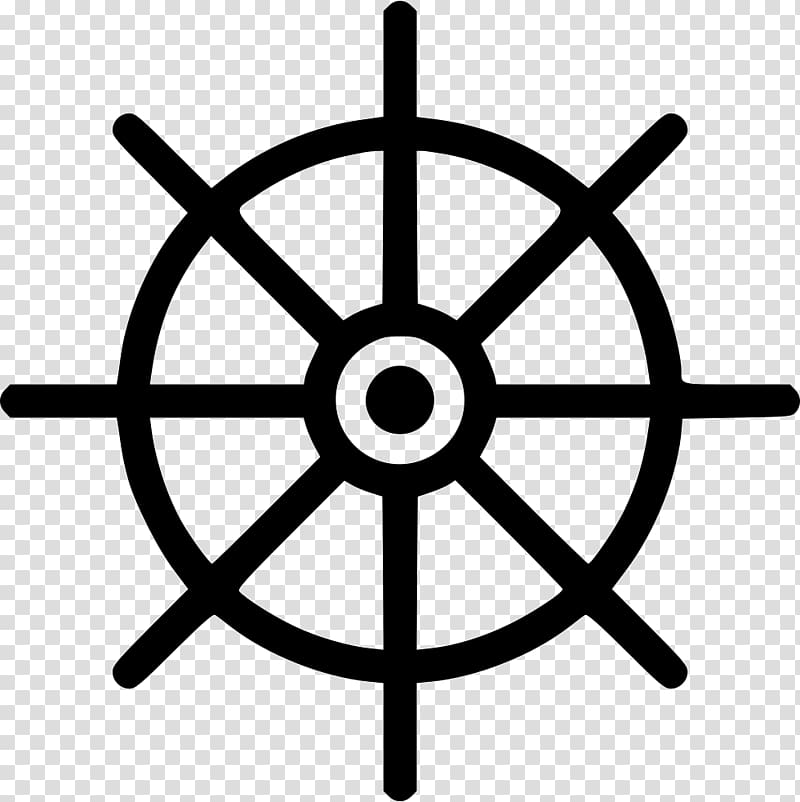 Ship\'s wheel Steering wheel Boat , Wheel of Dharma transparent background PNG clipart