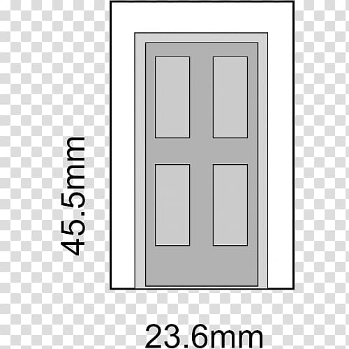 O scale House N scale The Doors, house transparent background PNG clipart