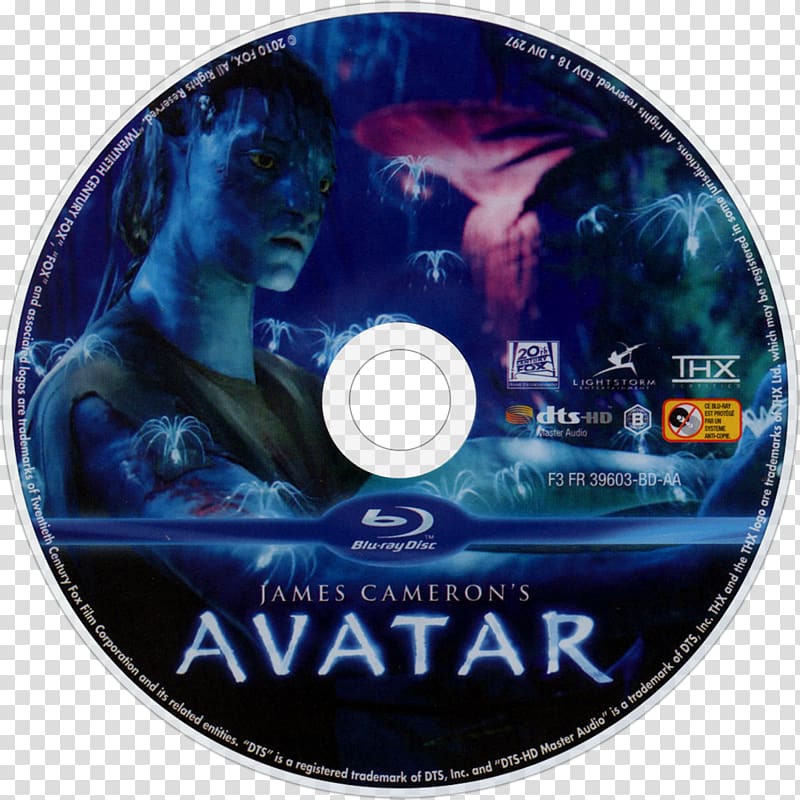 Blu-ray disc DVD-Video Ultra HD Blu-ray Compact disc, Avatar movie transparent background PNG clipart