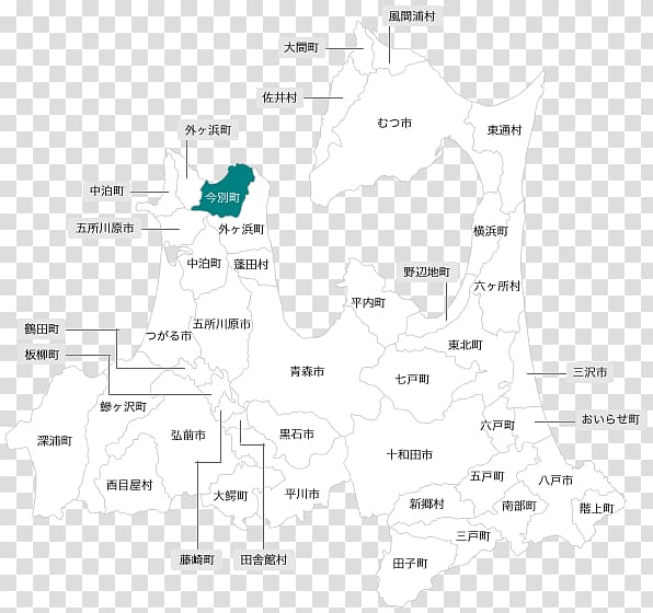 Aomori Prefecture Diagram Map Angle, map transparent background PNG clipart