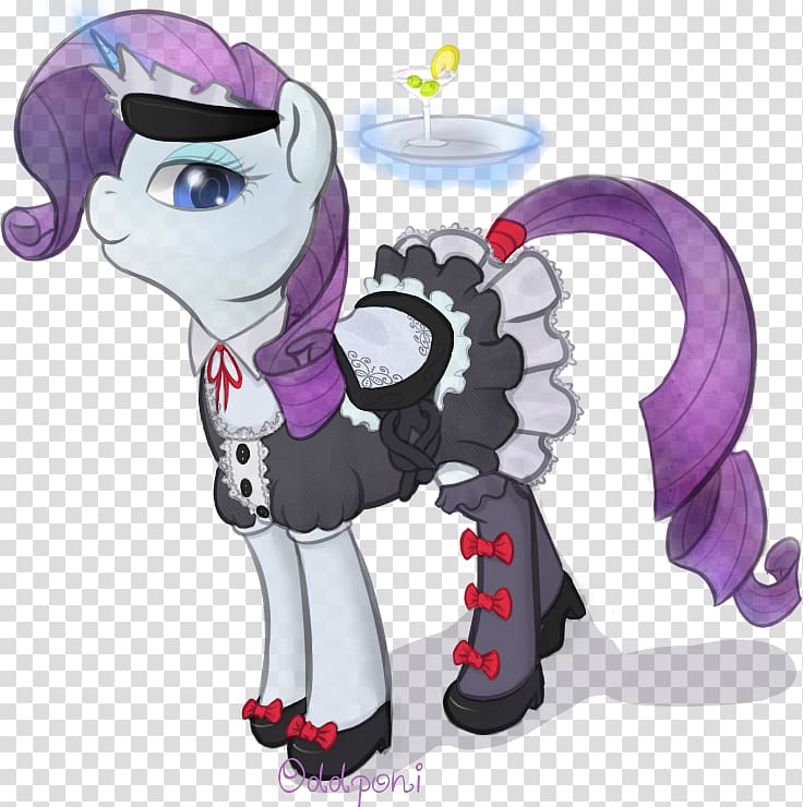 Pony Rarity French maid Fluttershy, maid transparent background PNG clipart