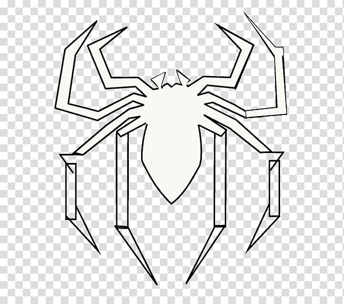 Spider-Man: Web of Shadows Drawing Logo How-to, fuk upper and lower ends shading transparent background PNG clipart