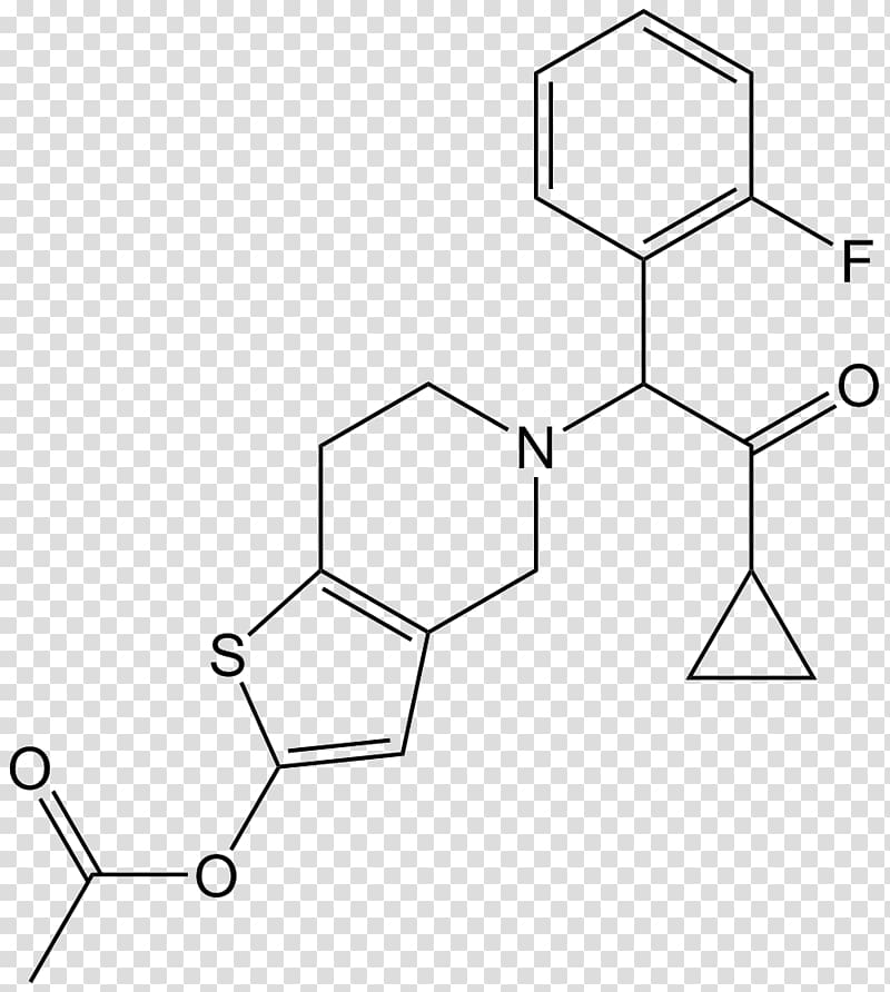 Prasugrel Adenosine diphosphate receptor inhibitor Thienopyridine, Prasugrel transparent background PNG clipart