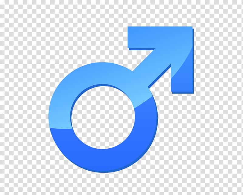 Blue male symbol , Gender symbol Female, gender transparent background