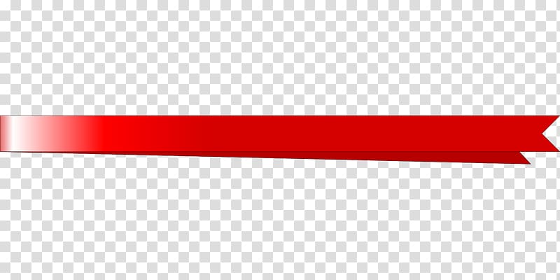 red ribbon, Ribbon Bookmark, Red Ribbon transparent background PNG clipart