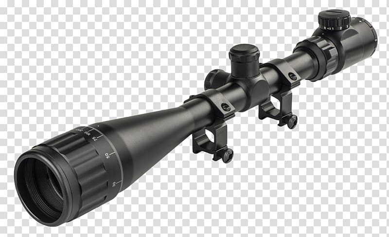 Telescopic sight Rifle Firearm Trigger, Rifle Scope transparent background PNG clipart