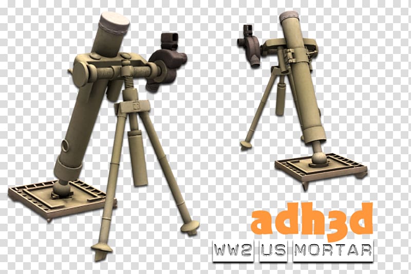 Second World War M57 mortar Weapon Bomb, weapon transparent background PNG clipart