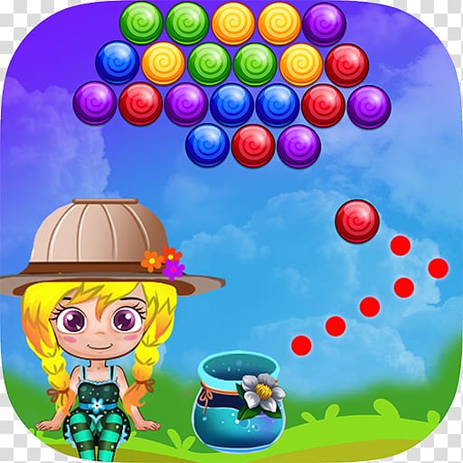 App Store Two-player game Cartoon, bubble shooter transparent background PNG clipart