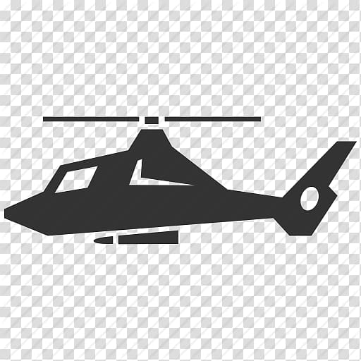 Military helicopter Computer Icons Aircraft, Simple Helicopter transparent background PNG clipart