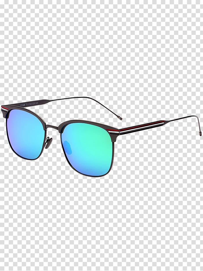 Sunglasses Eyewear Goggles Ray-Ban Wayfarer, metal stripe transparent background PNG clipart