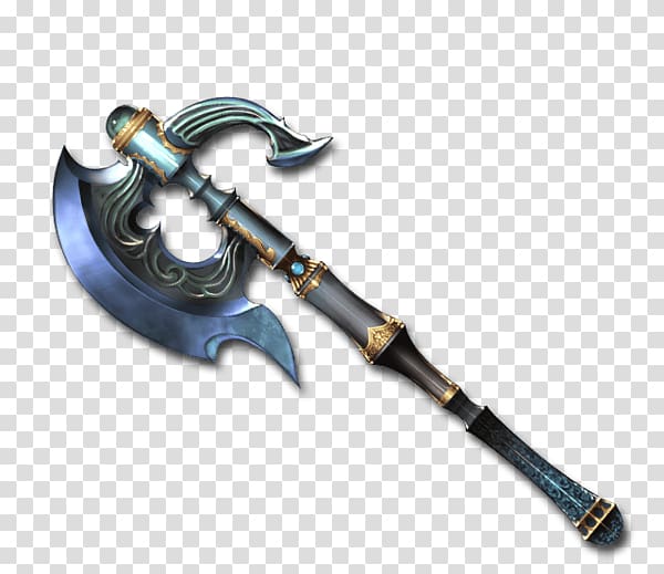 Granblue Fantasy Axe Weapon Spear God of War, fantasy Weapon transparent background PNG clipart