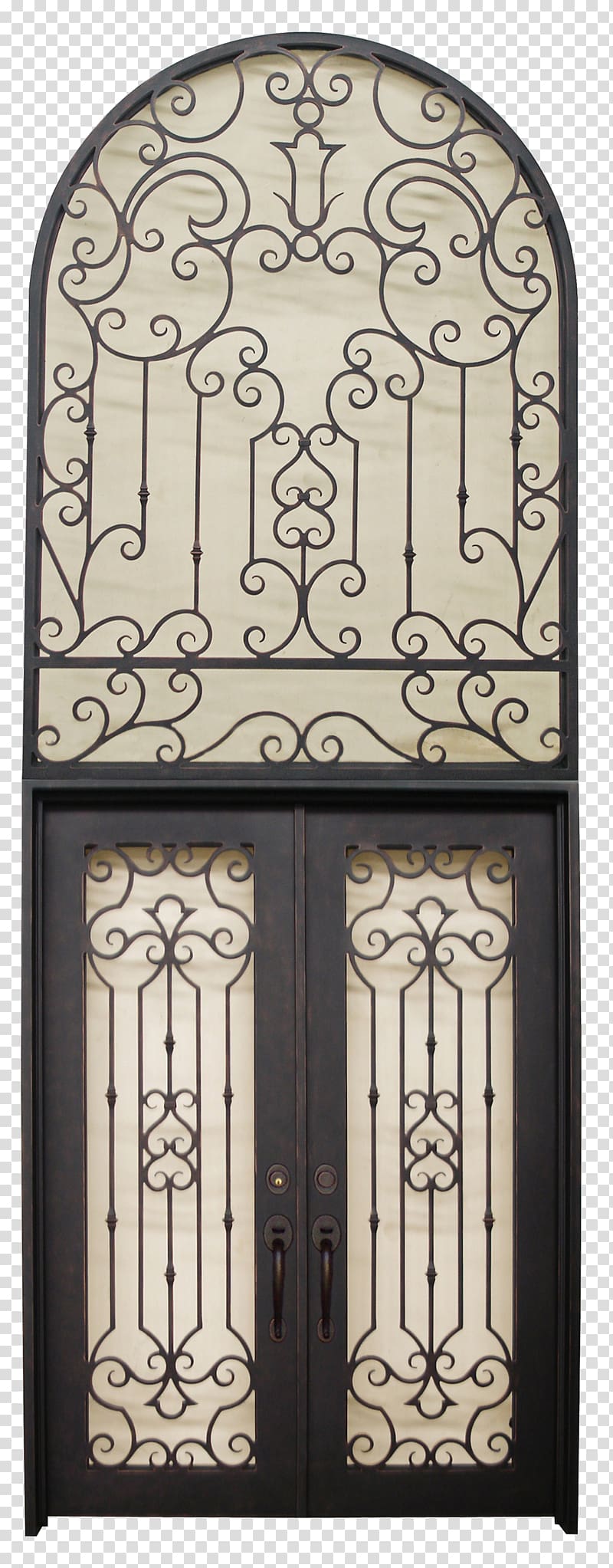 Window Door Arch Iron Sidelight, gate transparent background PNG clipart