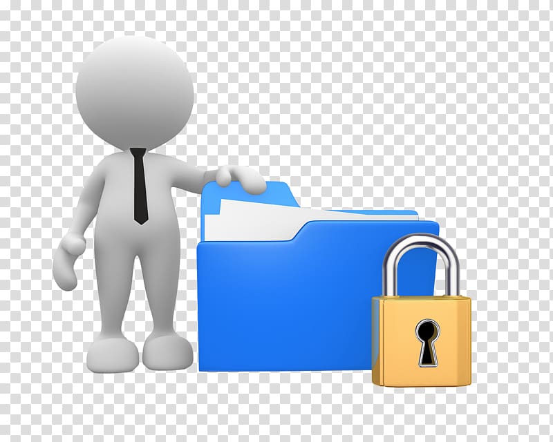 blue encrypted file folder, Lock 3D computer graphics illustration, 3D creative 3d villain silhouette transparent background PNG clipart