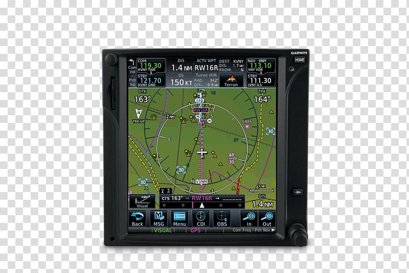 Aircraft Visual approach Garmin Ltd. Garmin G1000 Automatic dependent surveillance – broadcast, aircraft transparent background PNG clipart