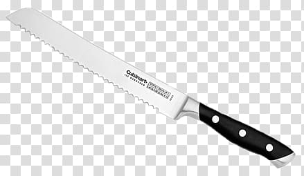 black handled gray Cuisinart bread knife, Cuisinart Bread Knife transparent background PNG clipart