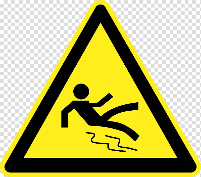Hazard symbol Wet floor sign Warning sign, Warning Sign transparent background PNG clipart