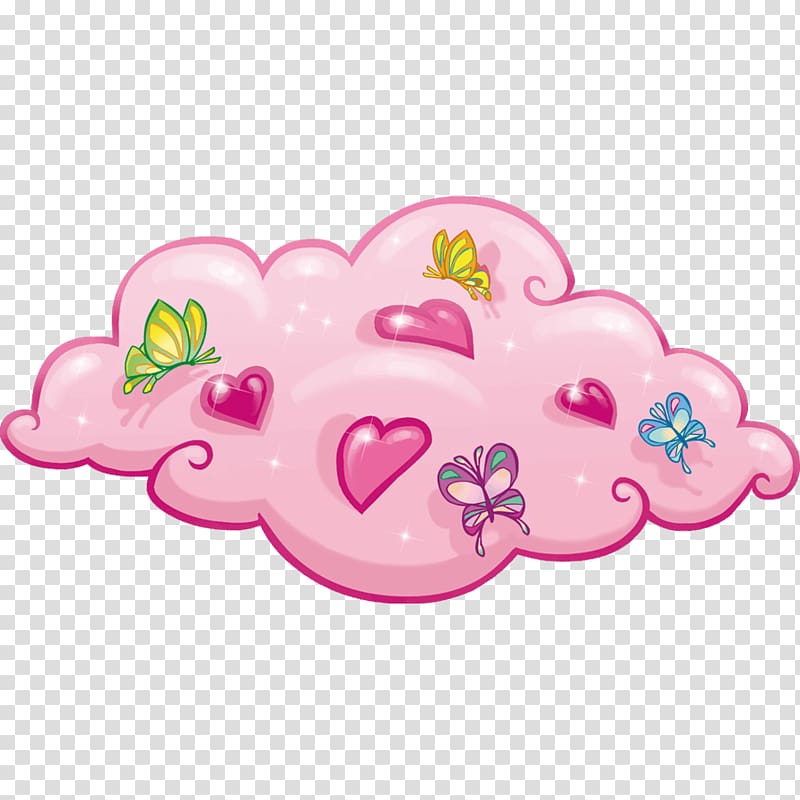 Sticker Child Cloud Nuvola, child transparent background PNG clipart