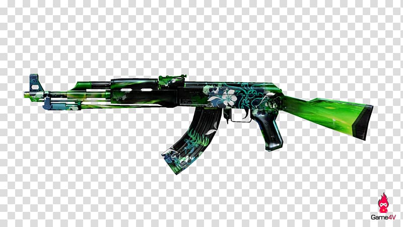 Assault rifle AK-47 Weapon Airsoft Guns, hawaiian transparent background PNG clipart