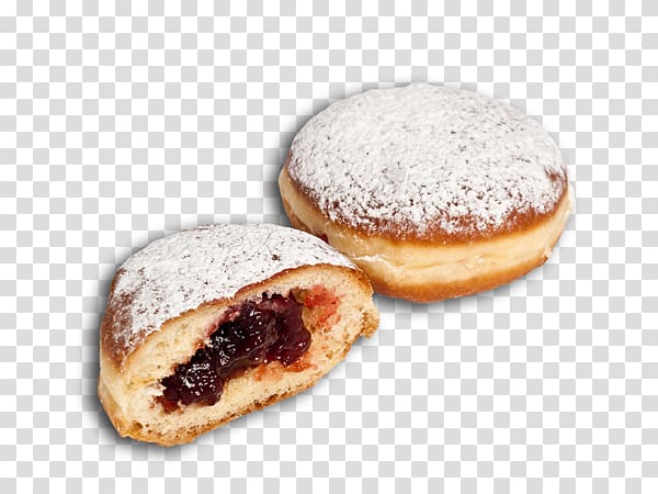 Pączki Donuts Sufganiyah Berliner Beignet, margarine croissant transparent background PNG clipart