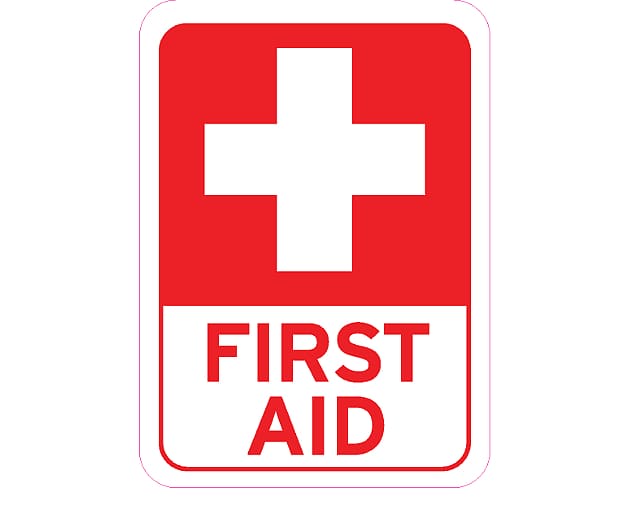 First aid kit Sign Cardiopulmonary resuscitation , First Aid Sign transparent background PNG clipart