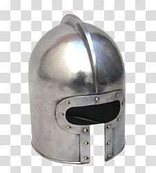 stainless steel gladiator helmet, Knight Helmet transparent background PNG clipart