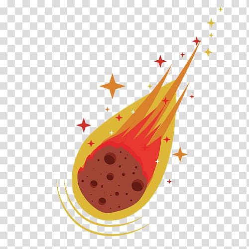 Meteorite Impact crater, flame transparent background PNG clipart