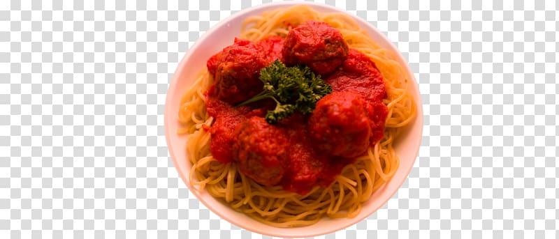 Spaghetti alla puttanesca Pasta al pomodoro Pizza Meatball Italian cuisine, Spaghetti meatballs transparent background PNG clipart