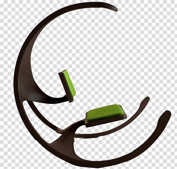 Rocking chair Furniture Living room, Simple shake wheelchair design transparent background PNG clipart