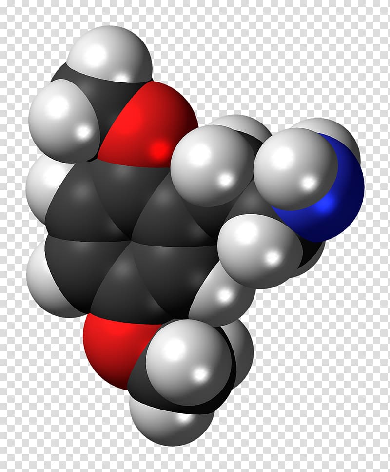 Baeocystin Space-filling model Ball-and-stick model Psilocybin Alkaloid, molekul transparent background PNG clipart