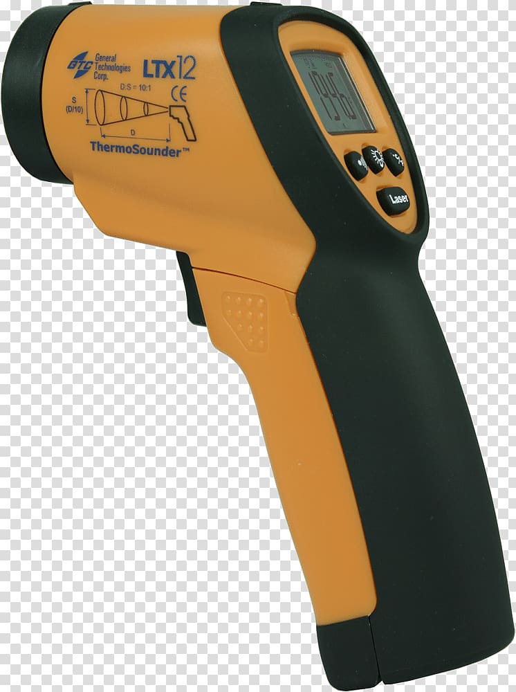 Measuring instrument Infrared Thermometers Technology, technology transparent background PNG clipart