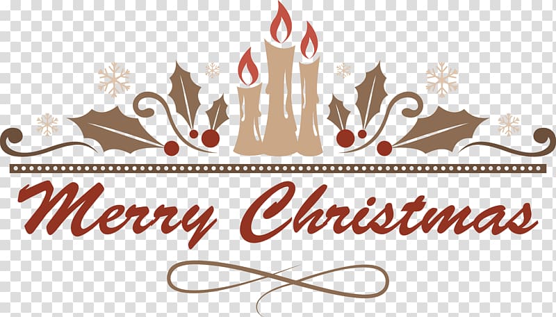 Christmas Poster, Merry Christmas Candle posters header transparent background PNG clipart