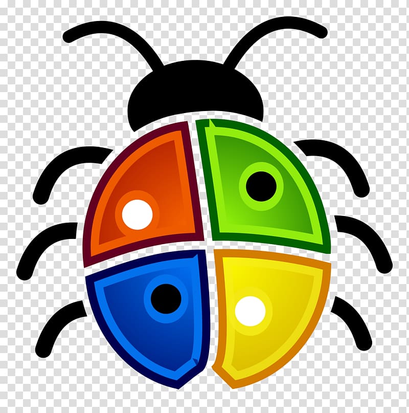 Bug! Microsoft Software bug Windows Update Patch Tuesday, bugs transparent background PNG clipart