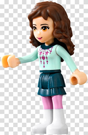 Lego Friends characters on white background Stock Photo - Alamy