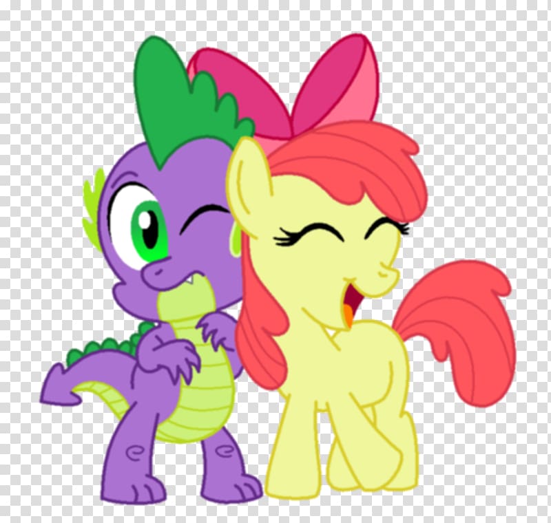 Spike Apple Bloom Applejack Rarity Pony, My little pony transparent background PNG clipart