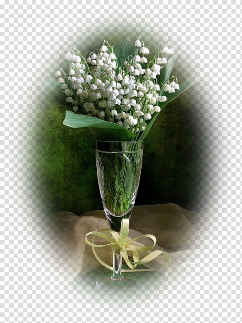 Lily of the valley Flower bouquet Alegria, flop transparent background PNG clipart