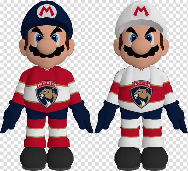 Plush Mario Stuffed Animals & Cuddly Toys Mascot Textile, Florida Panthers transparent background PNG clipart