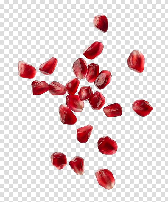 red beans , Pomegranate juice Pomegranate Film Festival Seed, Red pomegranate deductible element transparent background PNG clipart