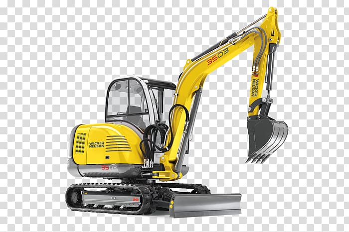 Excavator transparent background PNG clipart